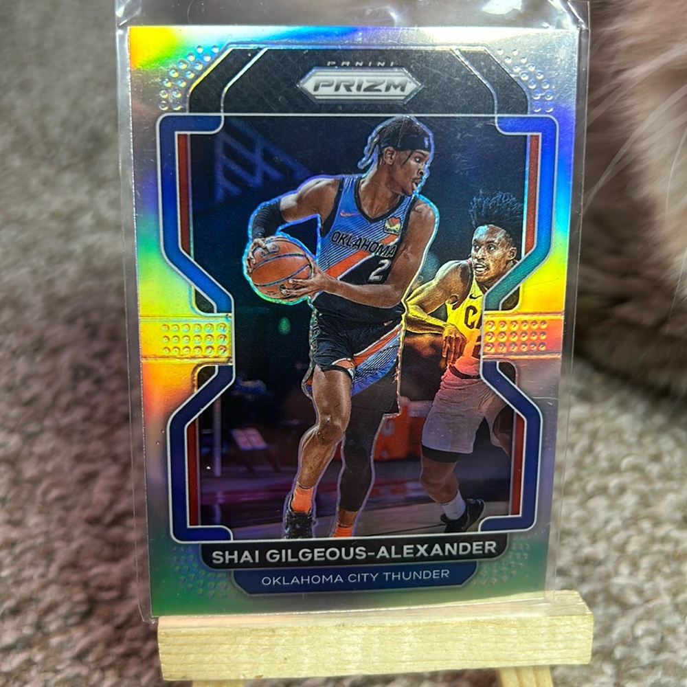 Shai Gilgeous-Alexander NBA Panini Prizm Silver #238 Oklahoma City Thunder